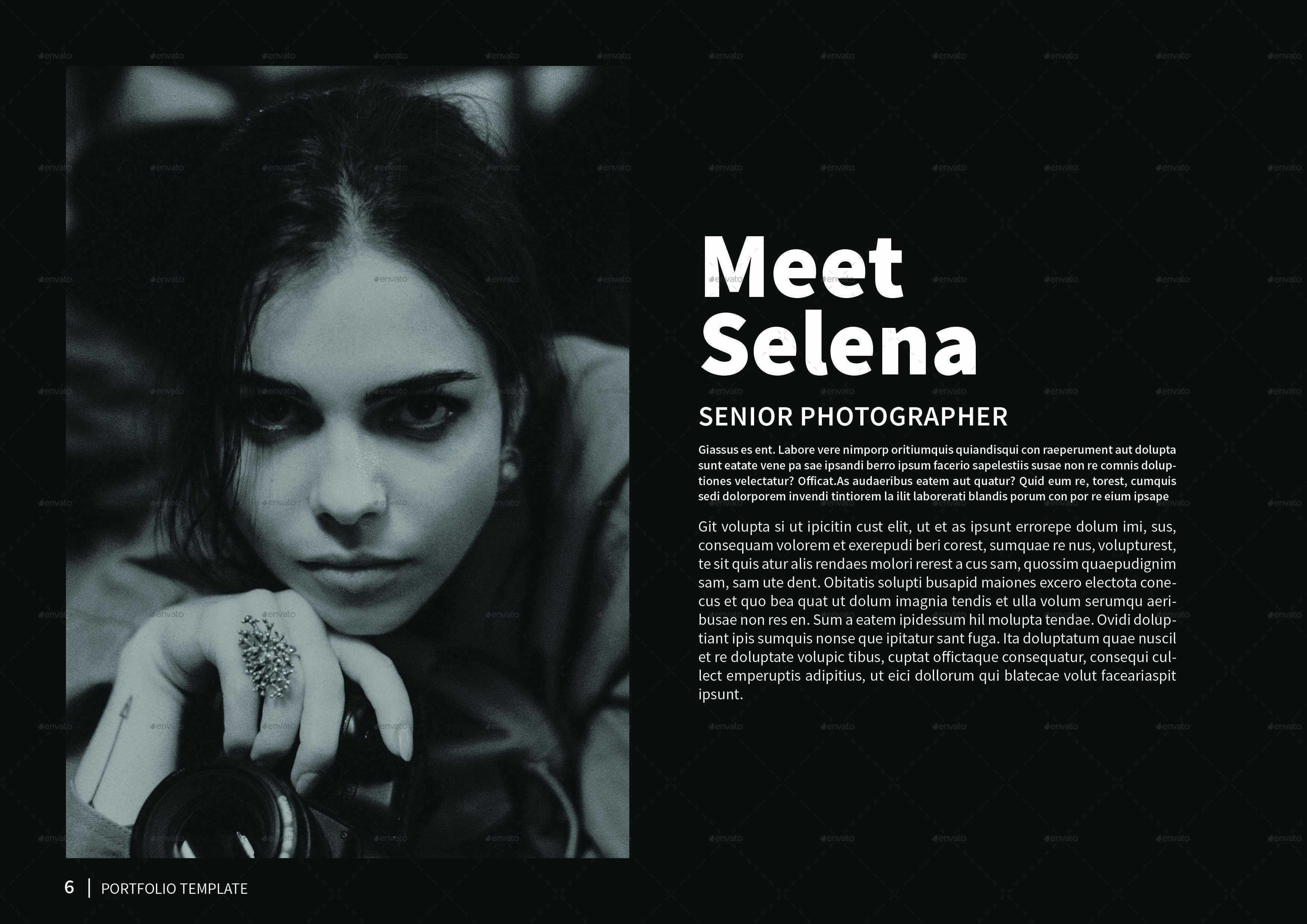 Photography Portfolio Template, Print Templates GraphicRiver